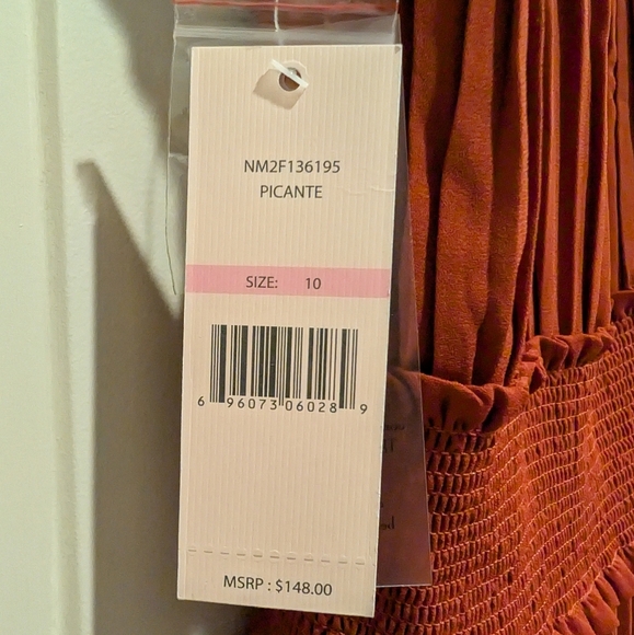 NANETTE LEPORE Pleated Midi Dress, New w/ Tags, 10 - Picture 12 of 13